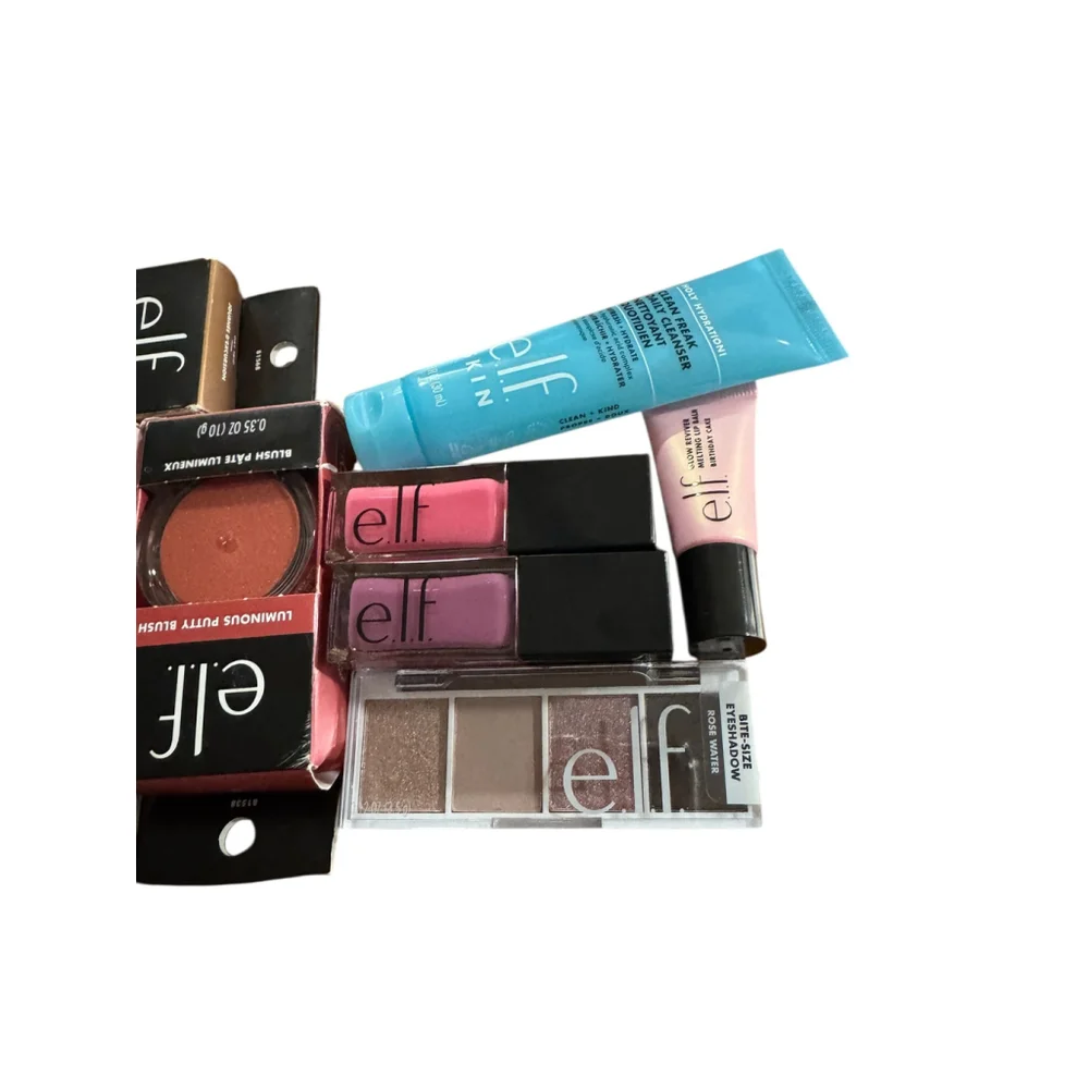 New e.l.f. Makeup Lot, Plump Lip Gloss, Eyeshadow, Primer, Bronzer, Blush